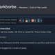 A Steam user reviews the game Cult of the Lamb.